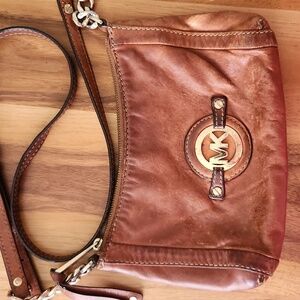 Michael Kors Brown Leather Handbag
